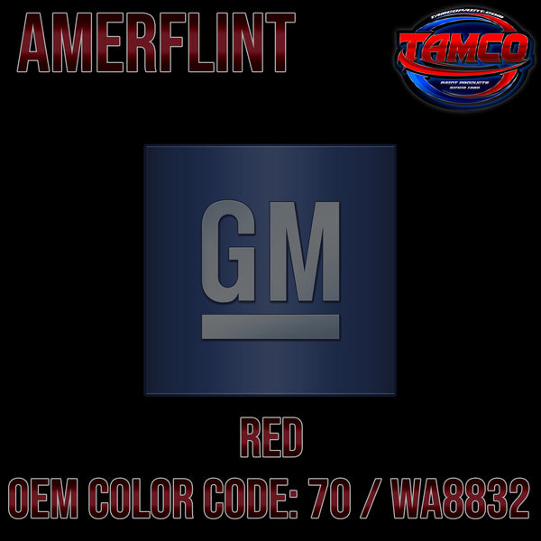 GM Red | 70 / WA8832 | 1986-1991 | OEM Amerflint II Series Single Stage