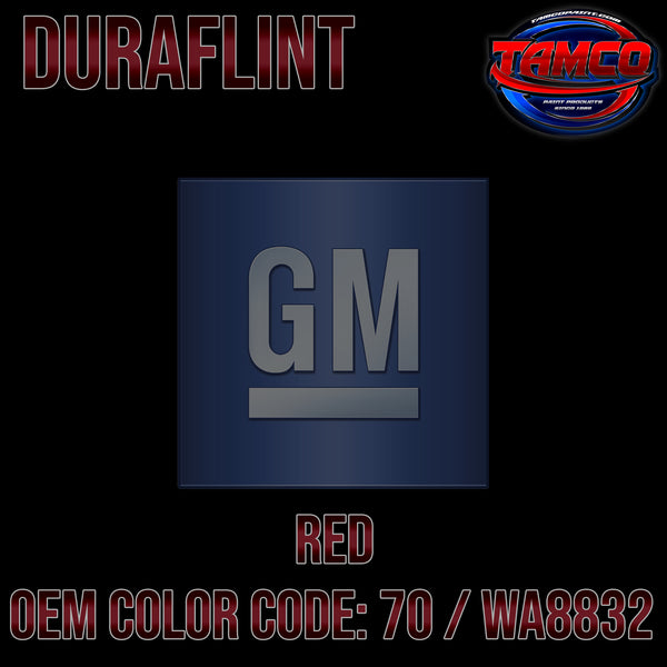 GM Red | 70 / WA8832 | 1986-1991 | OEM DuraFlint Series Single Stage