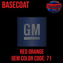 Red Orange OEM Basecoat
