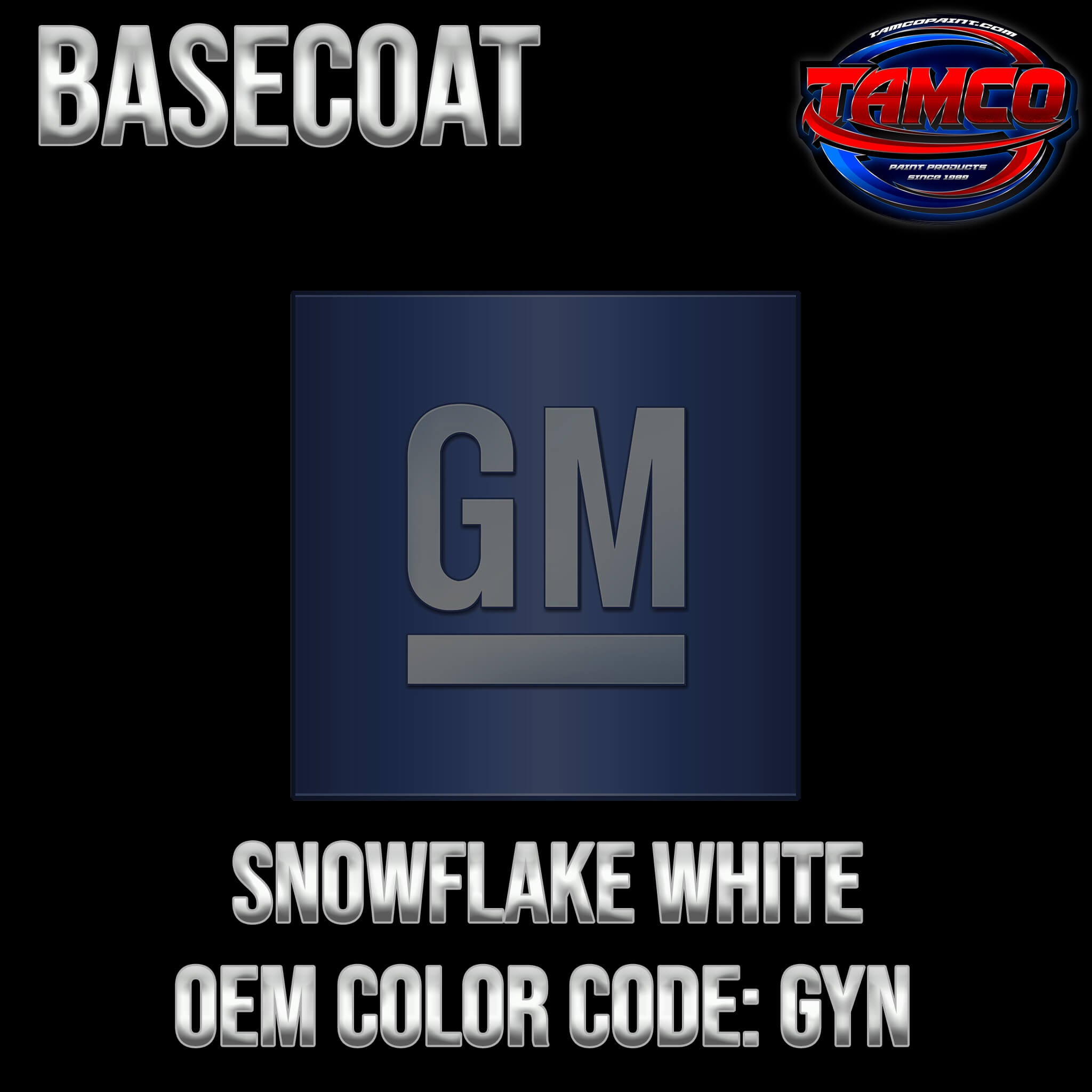 GM Snowflake White | GYN / 203V | 2012-2017 | OEM Tri-Stage Basecoat