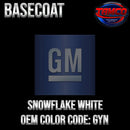 GM Snowflake White | GYN / 203V | 2012-2017 | OEM Tri-Stage Basecoat