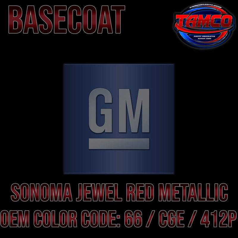 GM Sonoma Jewel Red Metallic OEM Basecoat