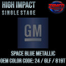 GM SPACE BLUE METALLIC 