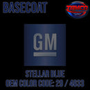 GM Stellar Blue OEM Basecoat