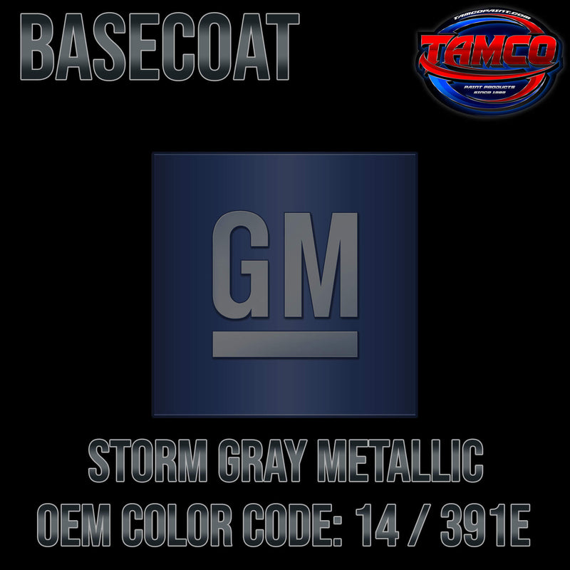 GM STORM GRAY METALLIC OEM BASECOAT