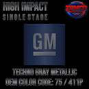 GM Techno Gray Metallic 