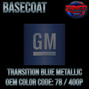 Transition Blue Metallic Basecoat