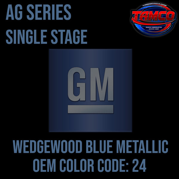 GM Wedgewood Blue Metallic | 24 | 1973 | OEM AG Series Single Stage