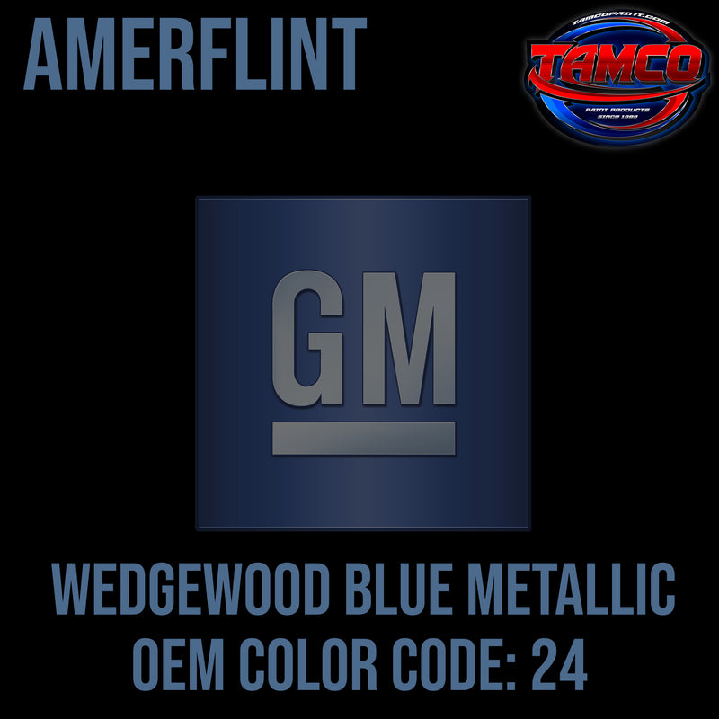 GM Wedgewood Blue Metallic | 24 | 1973 | OEM Amerflint II Series Single Stage