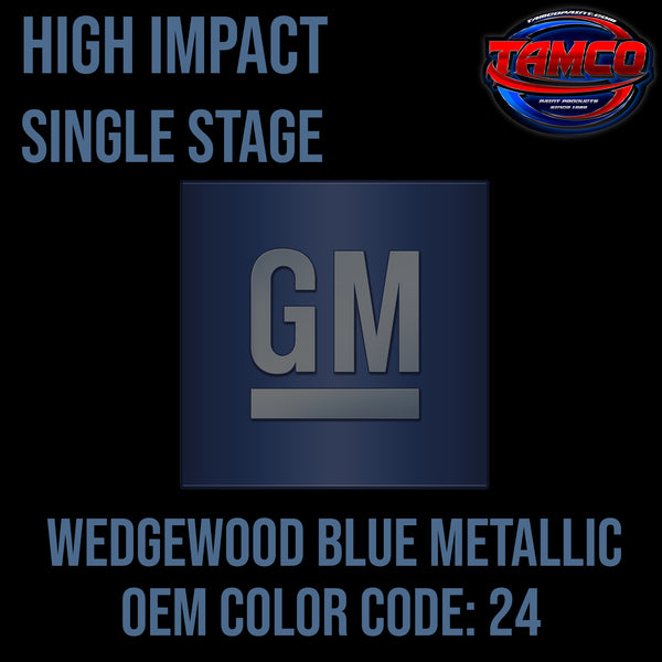 GM Wedgewood Blue Metallic | 24 | 1973 | OEM High Impact Series Single Stage