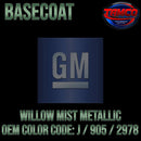 WILLOW MIST METALLIC OEM BASECOAT