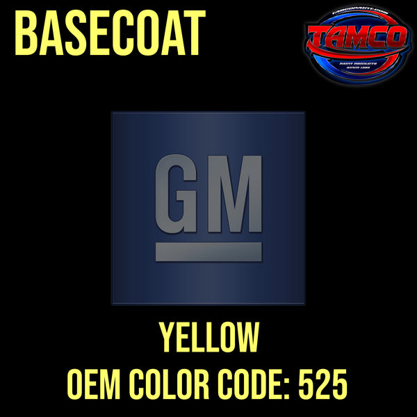 GM Yellow | 525 | 1970-1990 | OEM Basecoat