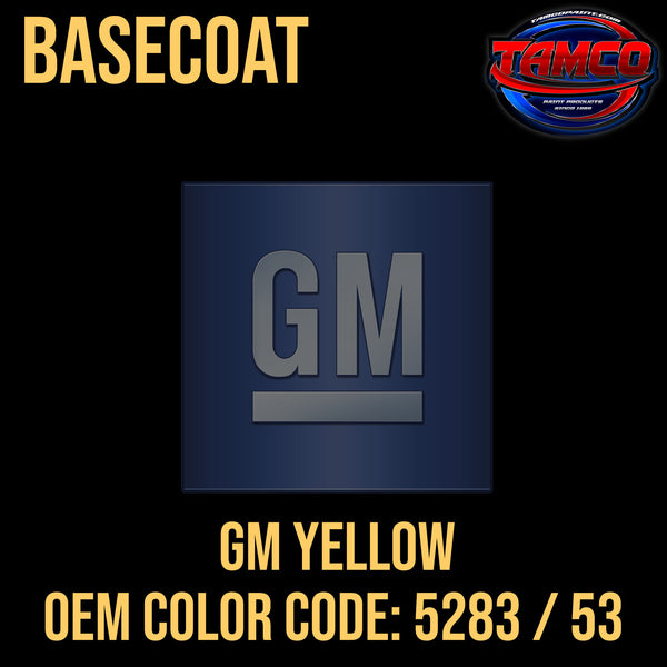 GM Yellow | 5283 / 53 | 1977-1985 | OEM Basecoat