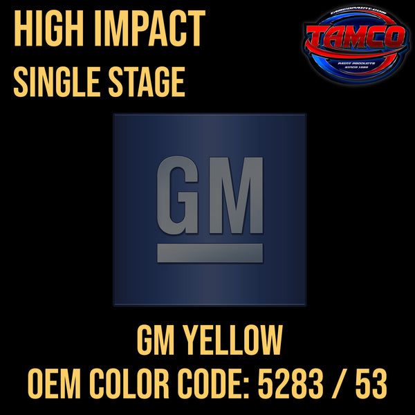 GM Yellow | 5283 / 53 | 1977-1985 | OEM High Impact Series Single Stage