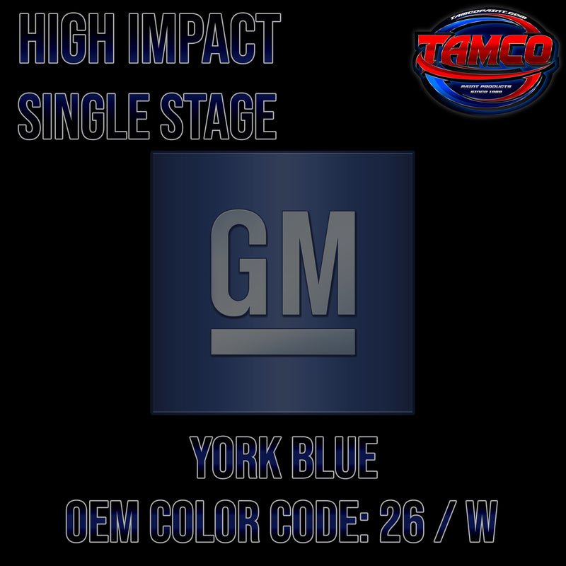 GM York Blue | 26 / W | 1960-1962 | OEM High Impact Series Single Stage