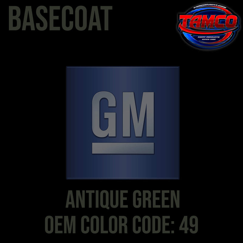 GM Antique Green Code 49 OEM Basecoat