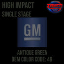 GM Antique Green Code 49 OEM High Impact Single Stage