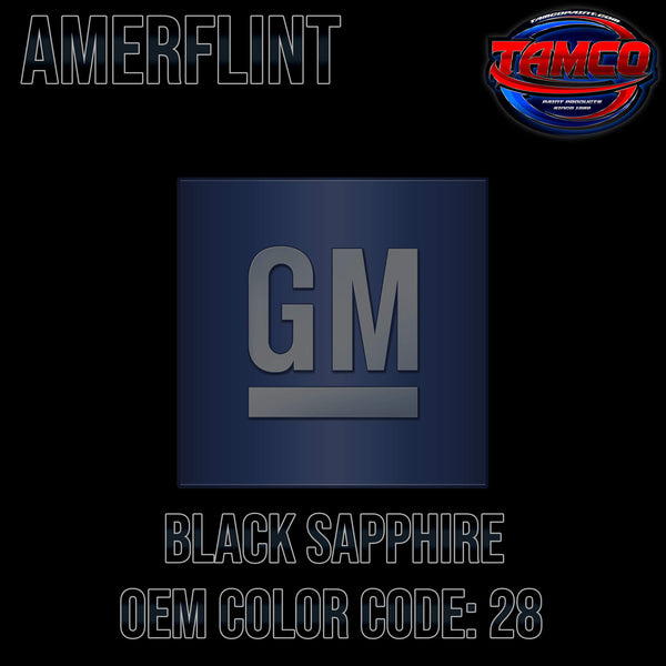 GM Black Sapphire Code 28 OEM Amerflint