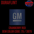 GM Cranberry Red Code 75 / 3975 OEM Duraflint