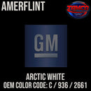 Tamco Paint GM Arctic White Code C / 936 / 2661 OEM Amerflint Single Stage