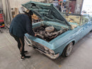 Tamco Paint GM Artesian Turquoise and Stellar Blue on 1960 Chevrolet Impala