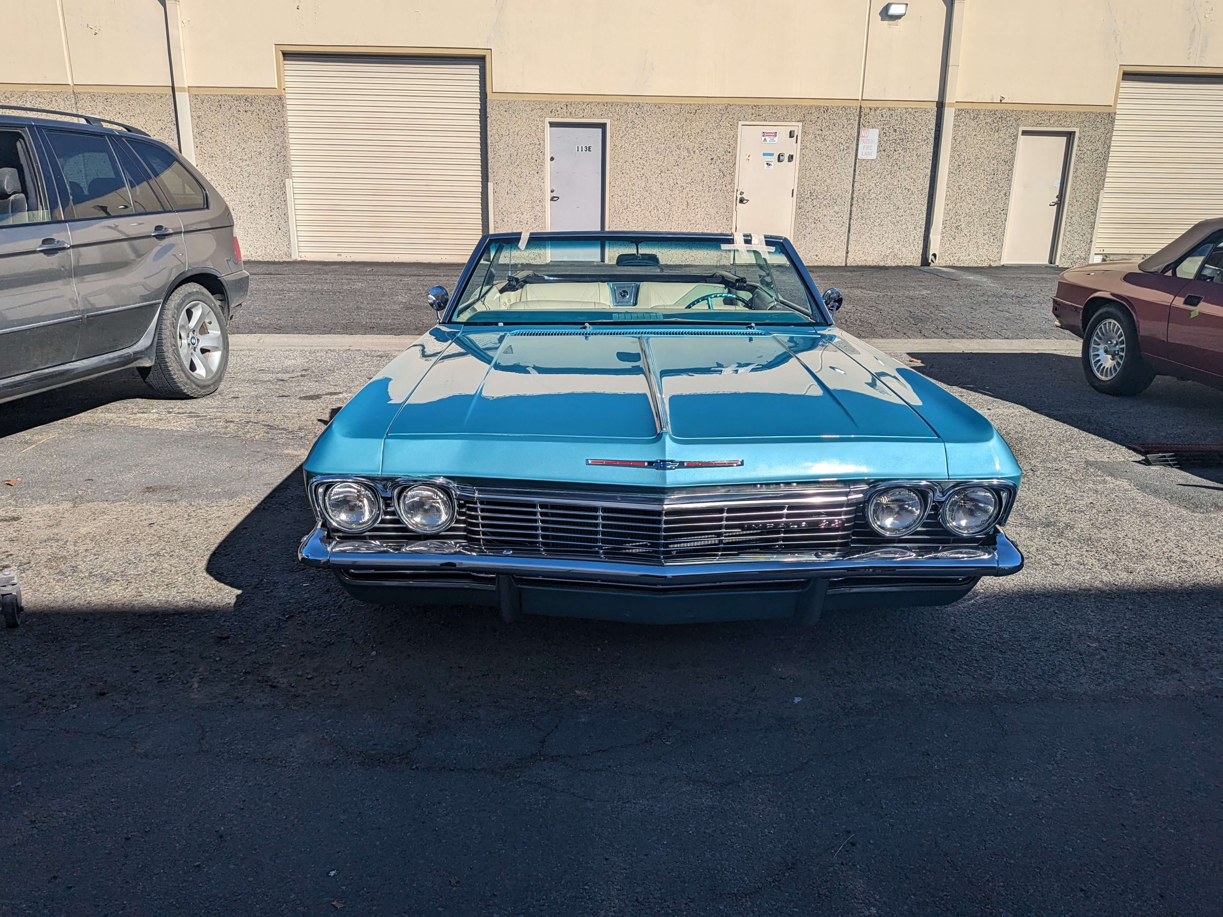 Tamco Paint GM Artesian Turquoise and Stellar Blue on 1960 Chevrolet Impala
