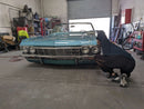 Tamco Paint GM Artesian Turquoise and Stellar Blue on 1960 Chevrolet Impala