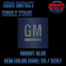 Tamco Paint GM Bright Blue Metallic Code 25 / 5257 OEM High Impact Single Stage