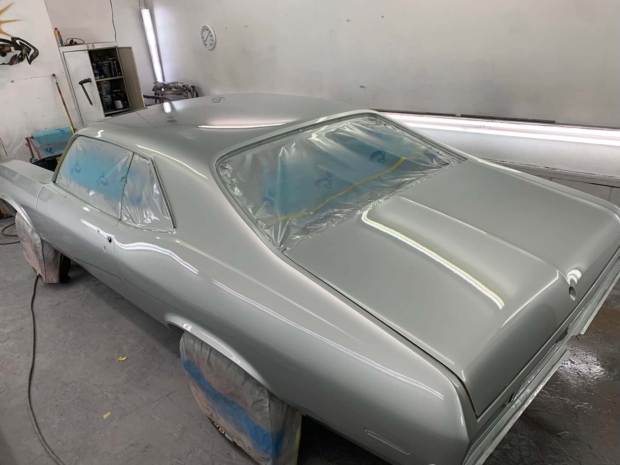 Tamco Paint GM Cortez Silver Metallic on Chevrolet Nova