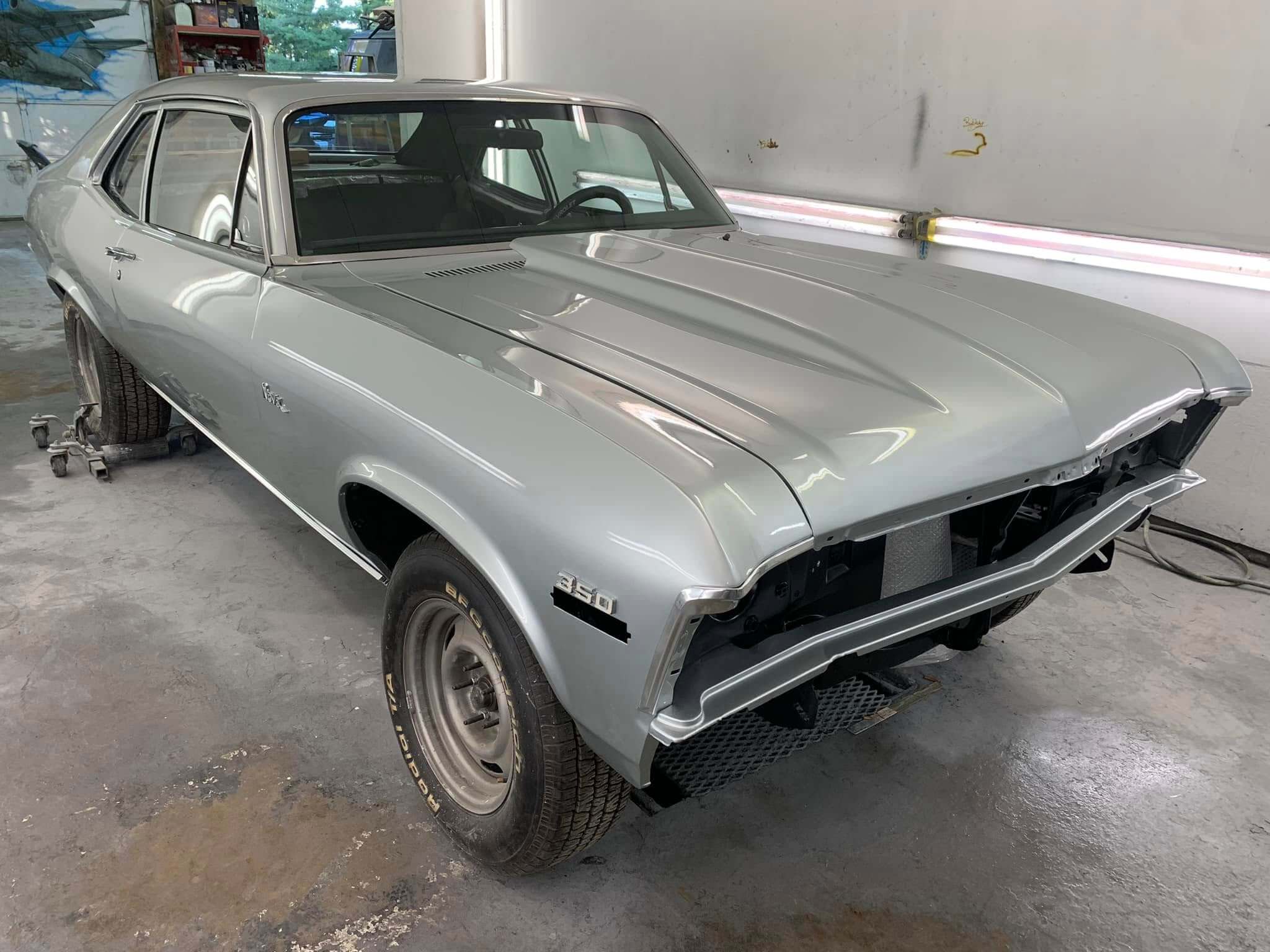 Tamco Paint GM Cortez Silver Metallic on Chevrolet Nova