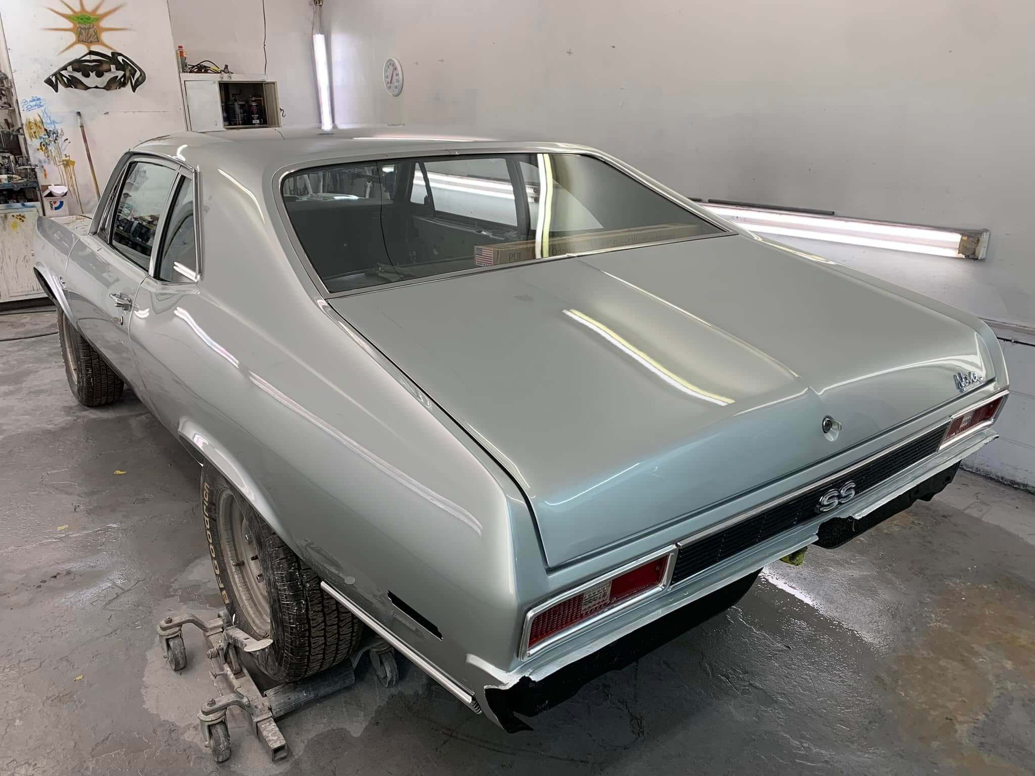 Tamco Paint GM Cortez Silver Metallic on Chevrolet Nova