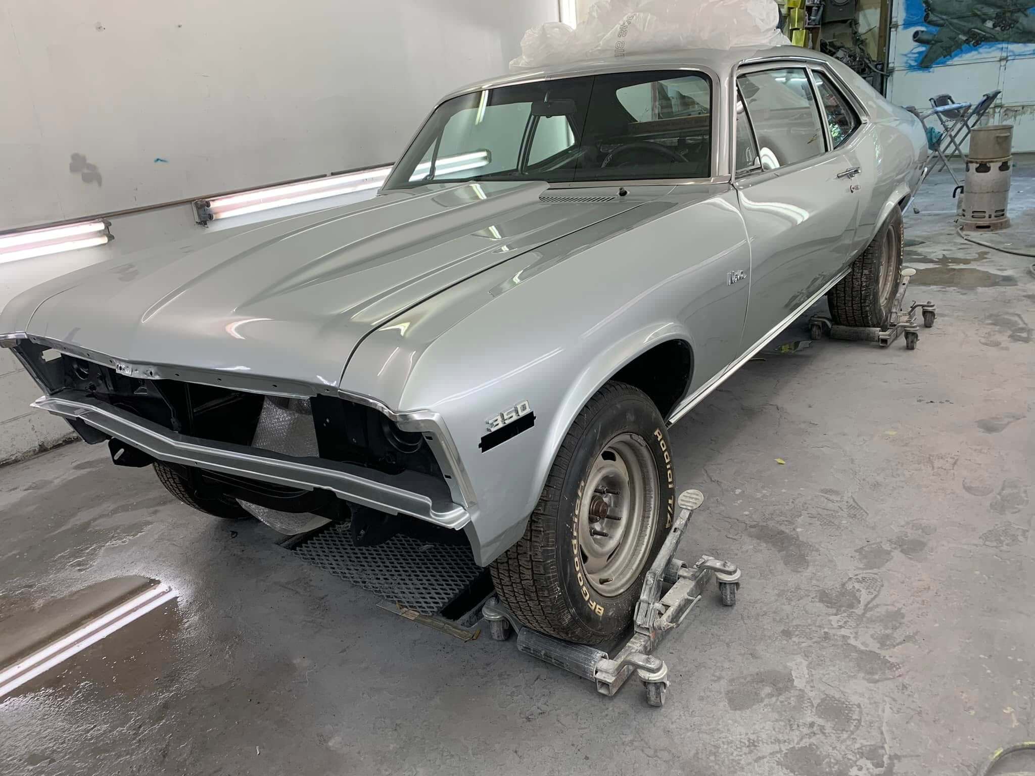 Tamco Paint GM Cortez Silver Metallic on Chevrolet Nova