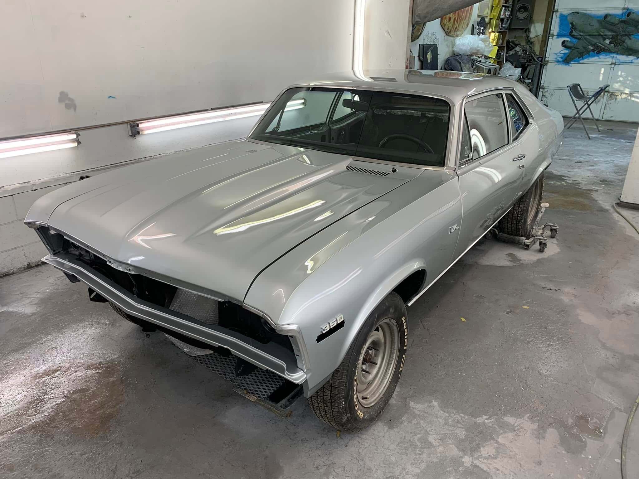 Tamco Paint GM Cortez Silver Metallic on Chevrolet Nova
