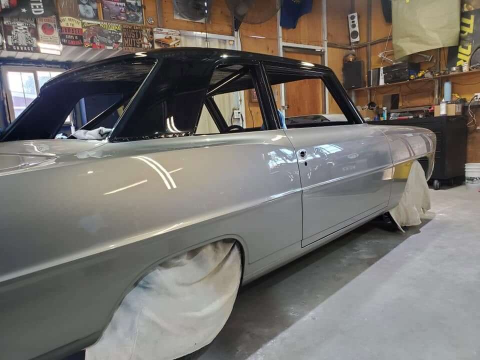 Tamco Paint GM Cortez Silver Metallic on Chevrolet Nova