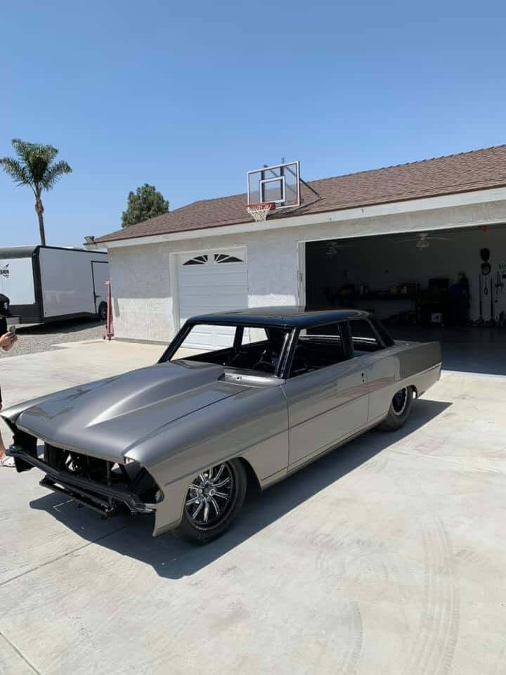 Tamco Paint GM Cortez Silver Metallic on Chevrolet Nova