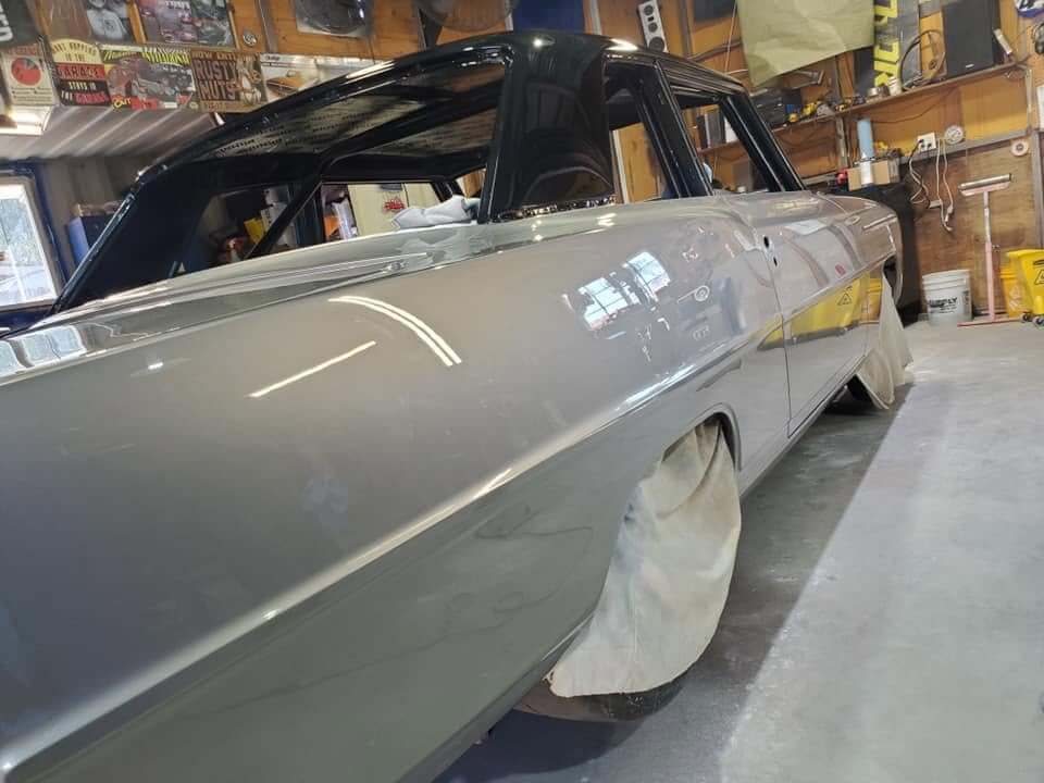 Tamco Paint GM Cortez Silver Metallic on Chevrolet Nova