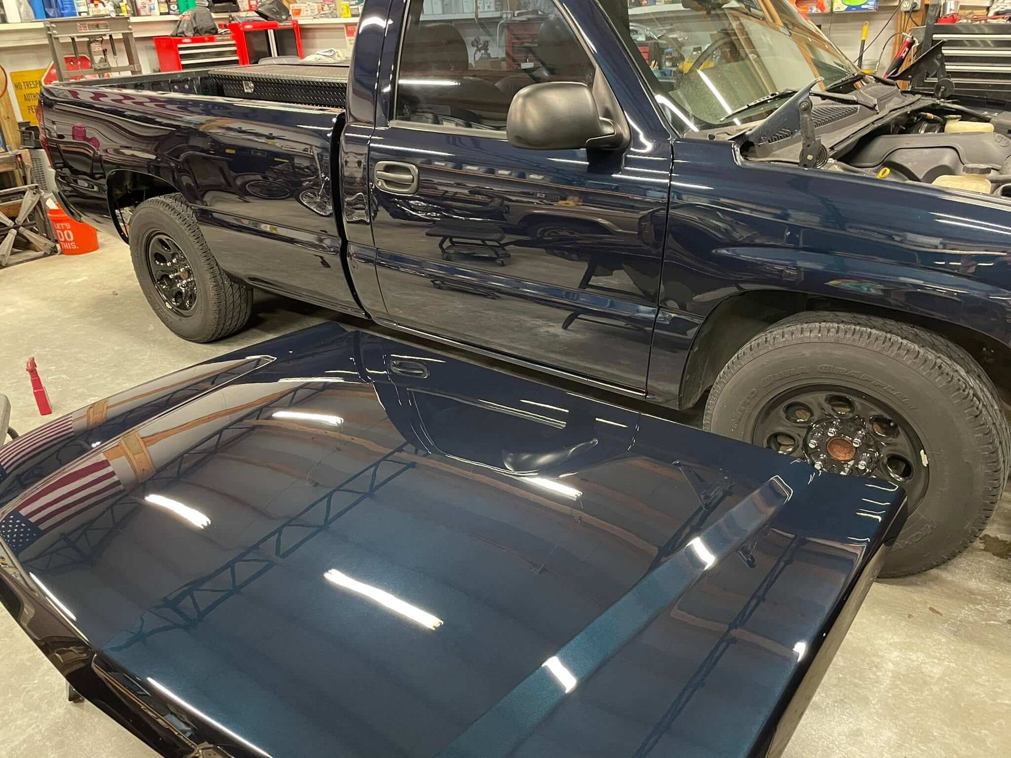 Tamco Paint GM Dark Ming Blue Metallic on Chevrolet Silverado 1500