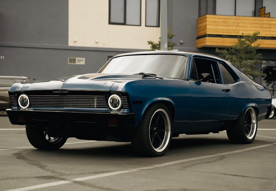 Tamco Paint GM Deep Ocean Blue Metallic on Chevrolet Nova