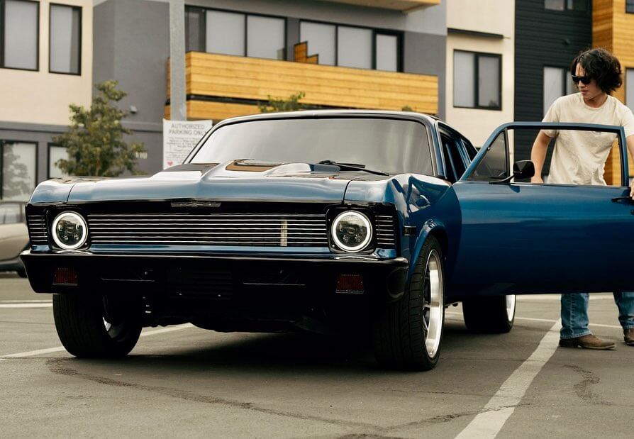 Tamco Paint GM Deep Ocean Blue Metallic on Chevrolet Nova