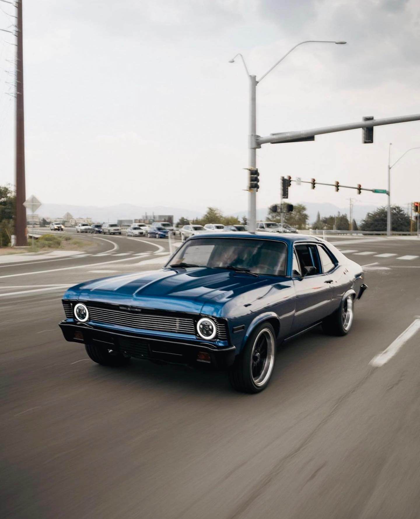 Tamco Paint GM Deep Ocean Blue Metallic on Chevrolet Nova