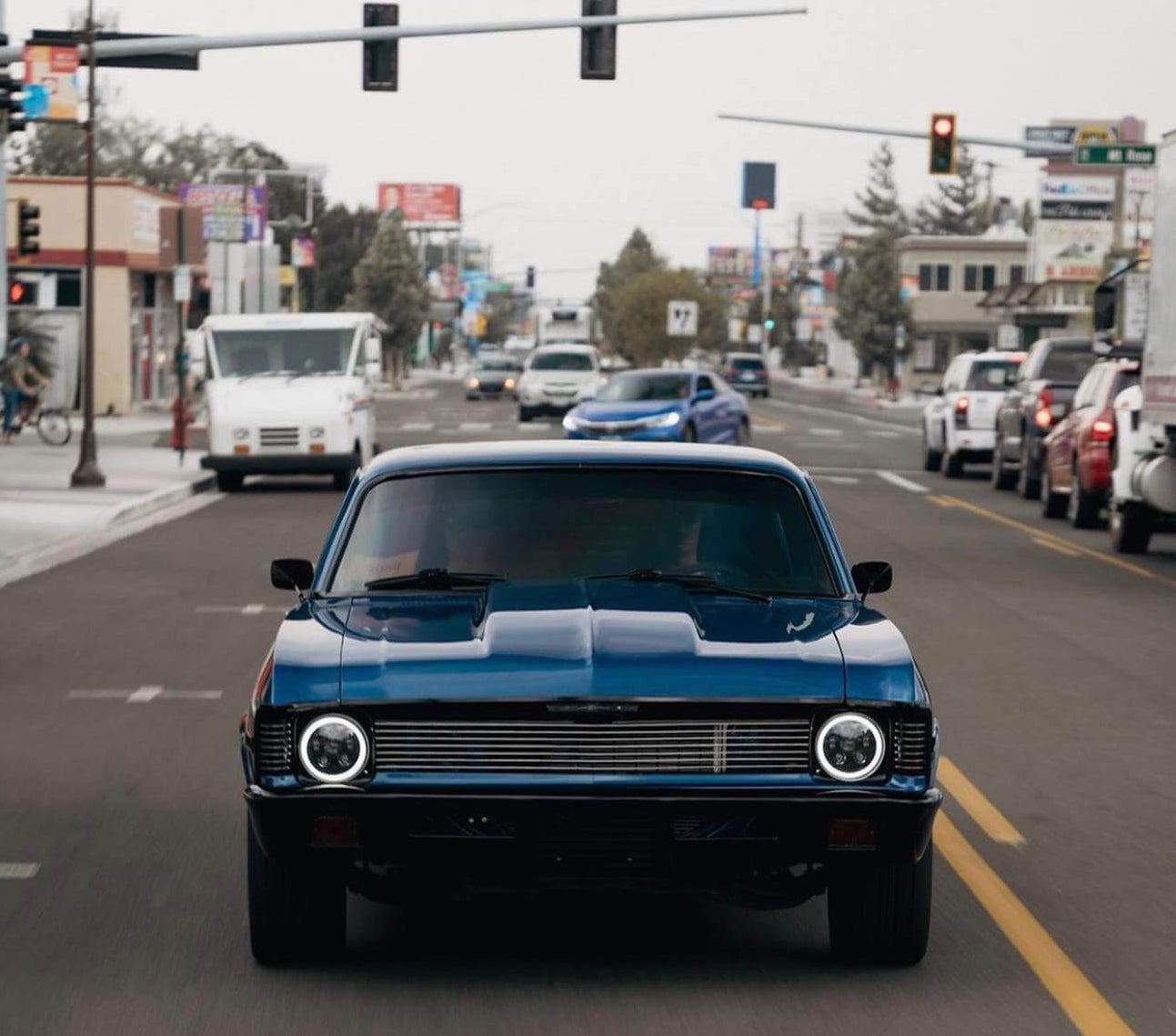 Tamco Paint GM Deep Ocean Blue Metallic on Chevrolet Nova