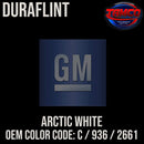 Tamco Paint GM Arctic White Code C / 936 / 2661 OEM Duraflint Single Stage