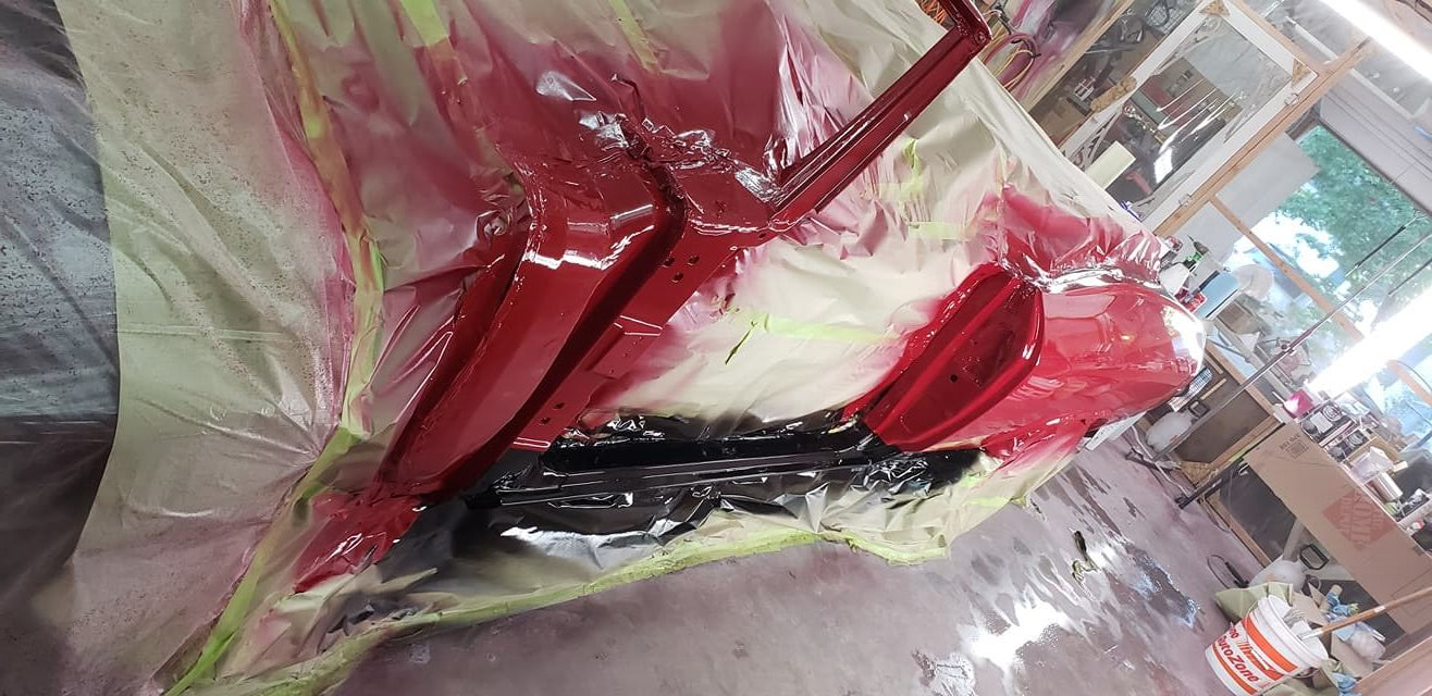 Tamco Paint GM Garnet Red in 1969 Chevrolet Chevelle SS Convertible