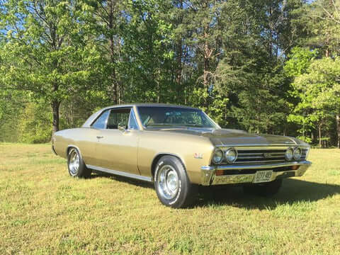 Tamco Paint GM Granada Cold Metallic on 1967 Chevrolet Chevelle