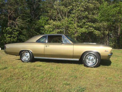 Tamco Paint GM Granada Cold Metallic on 1967 Chevrolet Chevelle