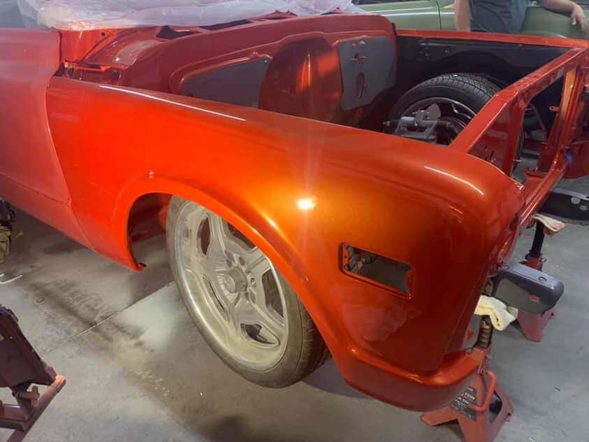 GM Inferno Orange Pearl Car