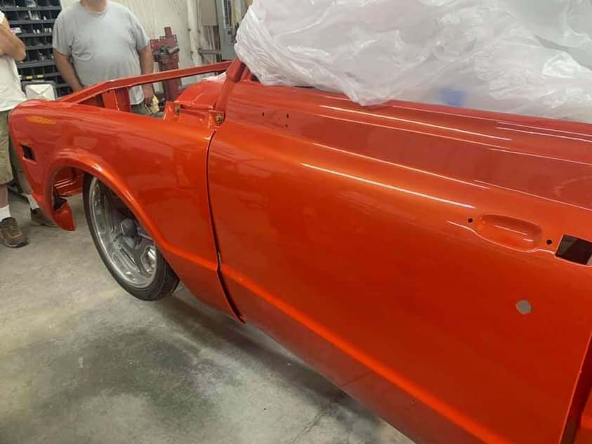 GM Inferno Orange Pearl Car