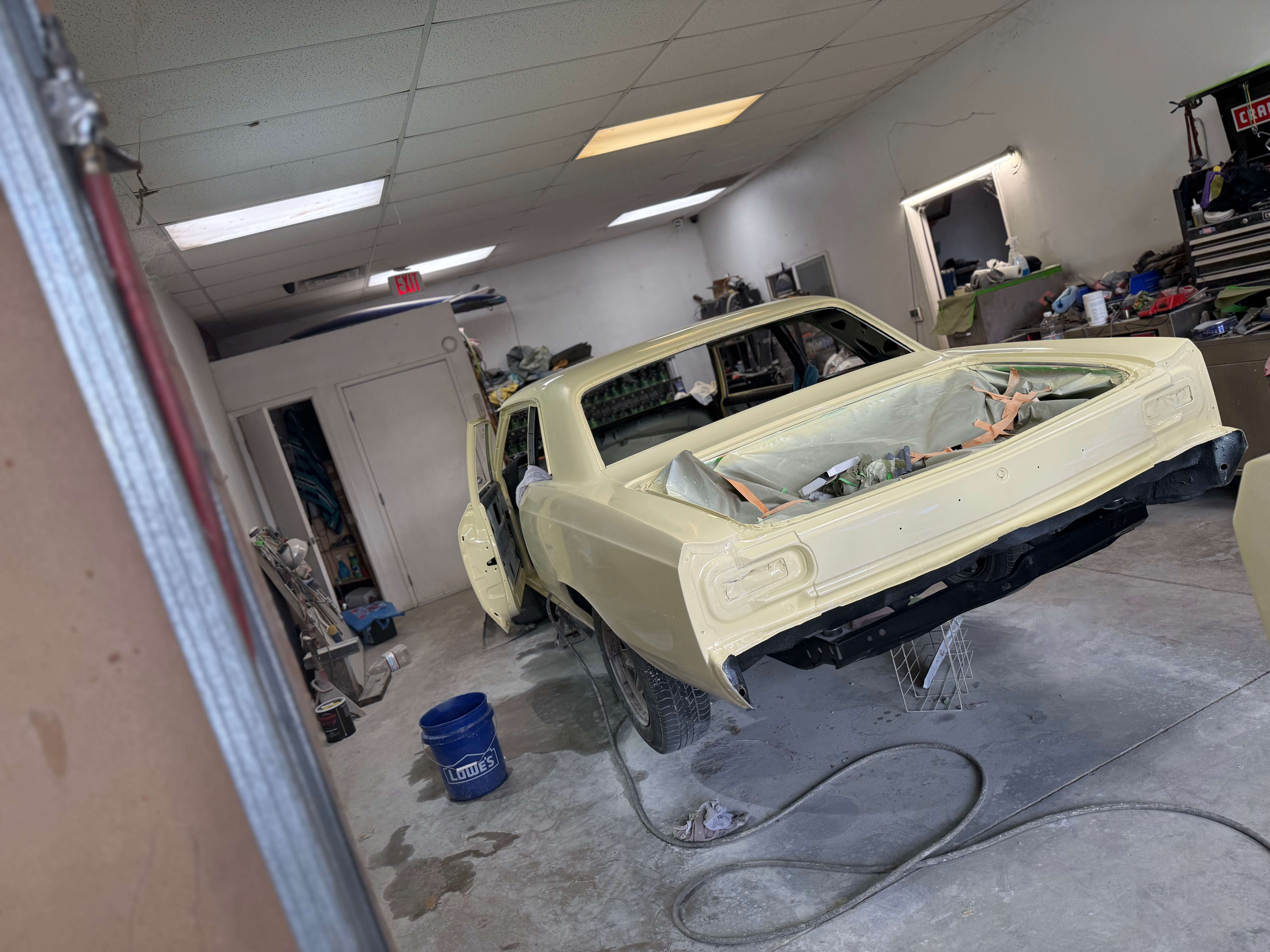 Tamco Paint GM Lemonwood Yellow AGSS in 1966 Chevrolet Malibu 300