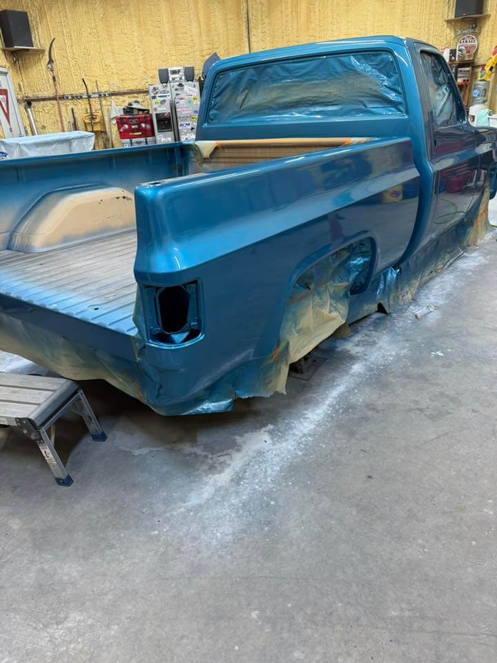 Tamco Paint GM Marina Blue on Chevrolet C10