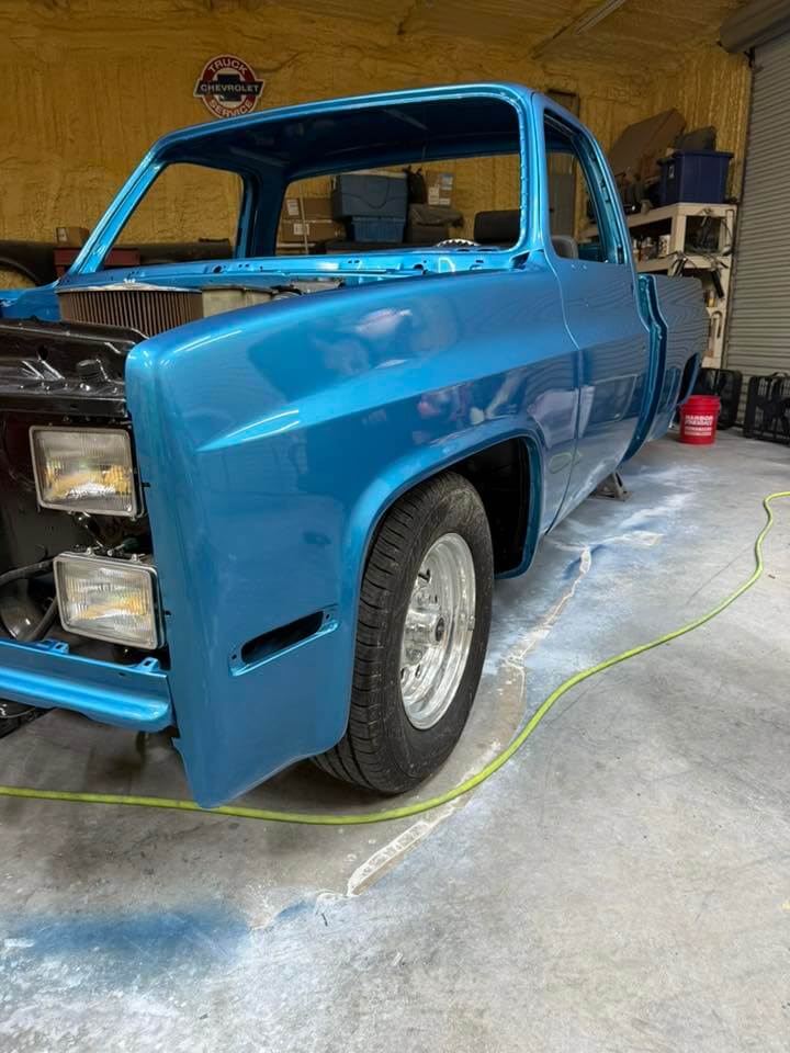 Tamco Paint GM Marina Blue on Chevrolet C10